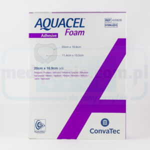Aquacel Пінопластовий лейкопластир 20*16,9см Сакральна багатошарова пінопластова пов'язка 1шт.